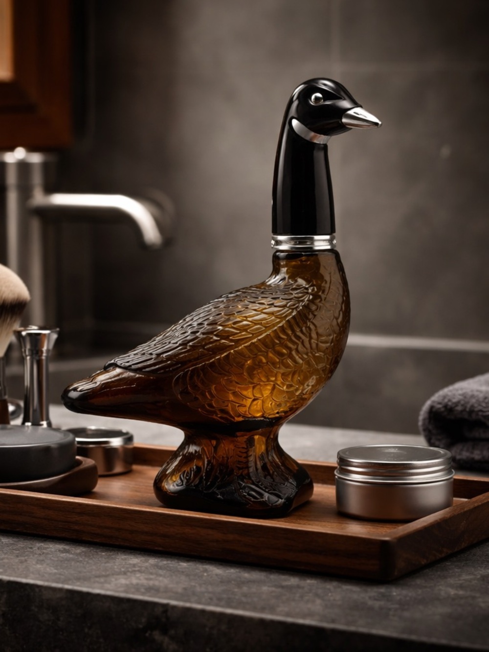 Vintage 1970s Avon "Canada Goose" Cologne Decanter